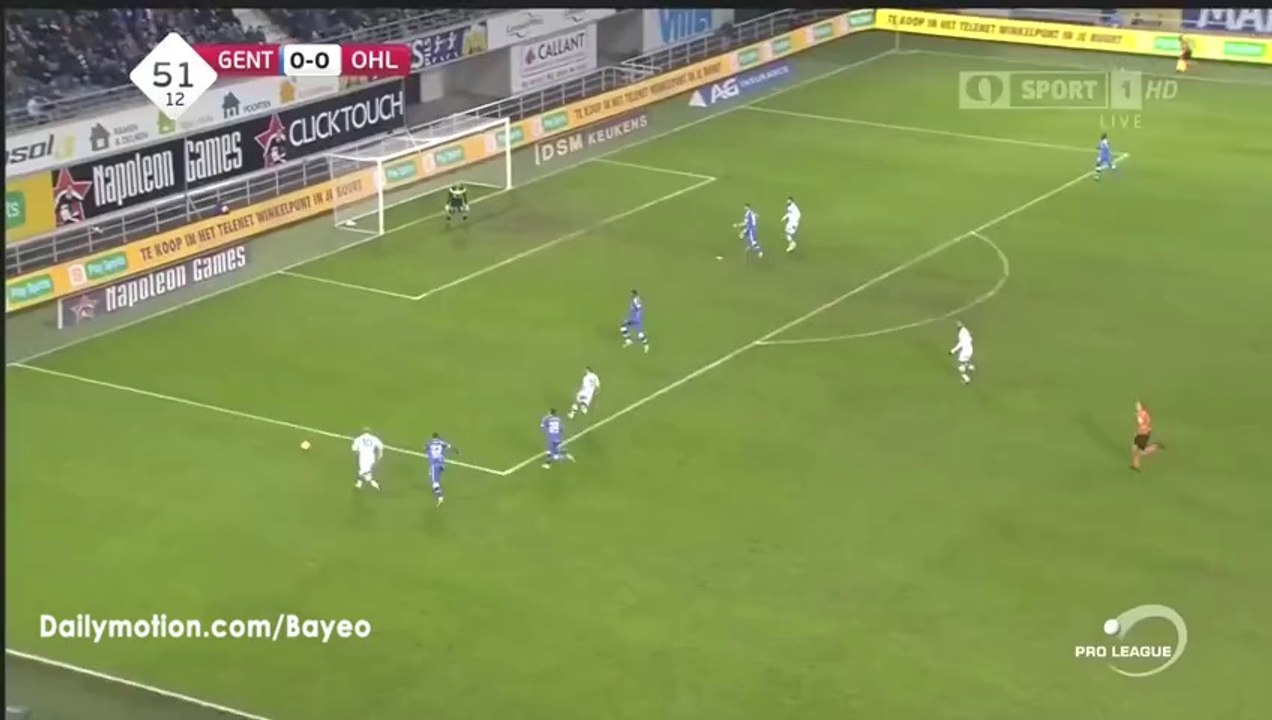 Leandro Trossard Goal HD - Gent 0-1 Oud-Heverlee Leuven - 04-03-2016 Jupiler League