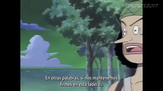 One Piece momentos divertidos 10 - La estrategia de Usopp