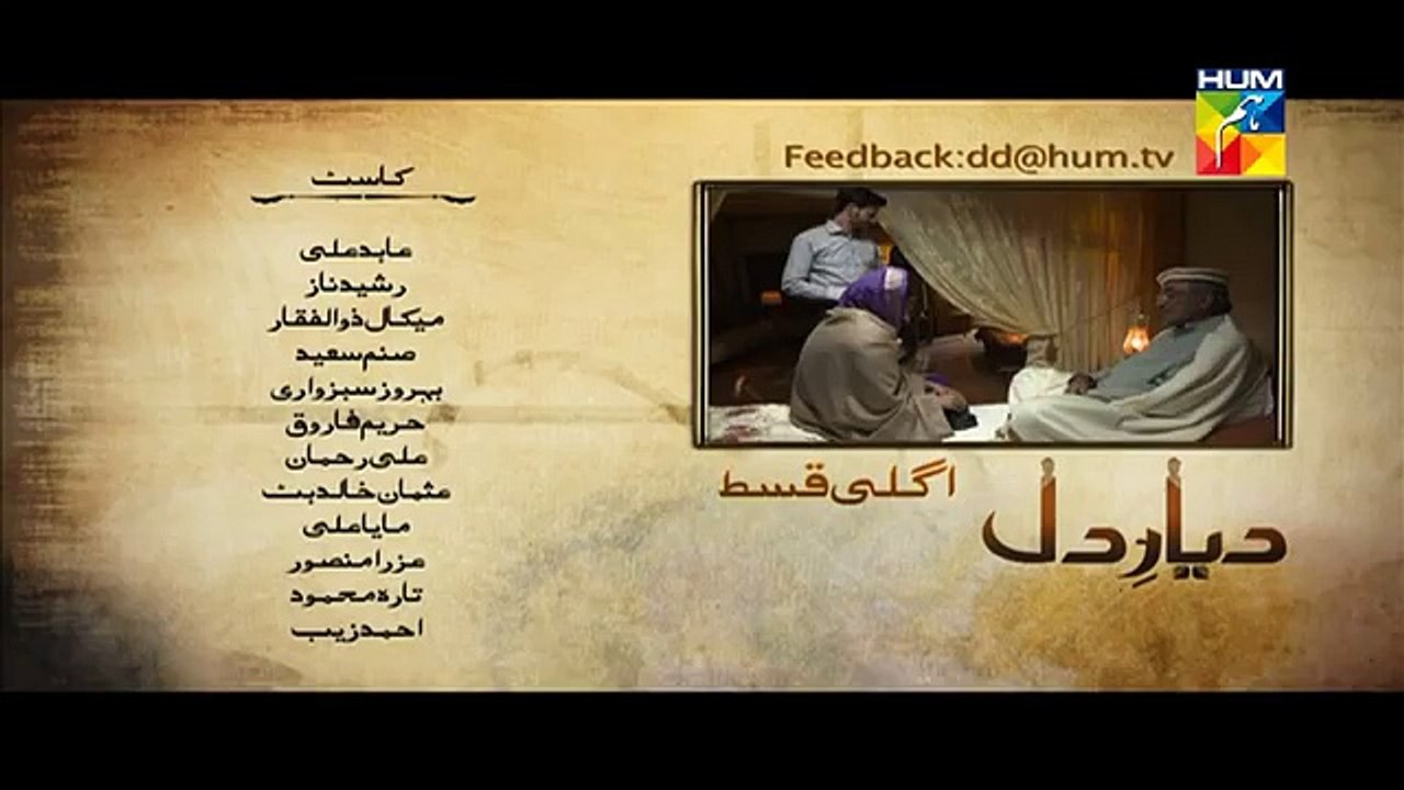 Diyar E Dil Episode 24 Promo HUM TV Drama 18 Aug, 2015