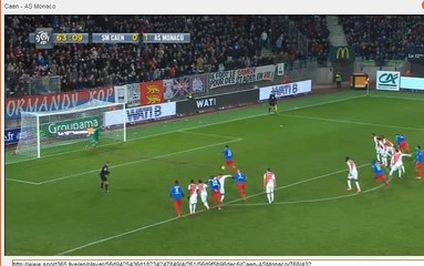 Feret J. (Penalty) Caen 1-1Monaco-04.03.2016
