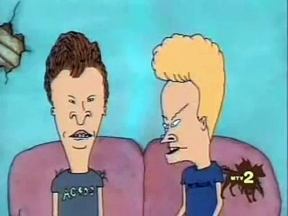 Beavis and Butt-Head watch Numb - U2