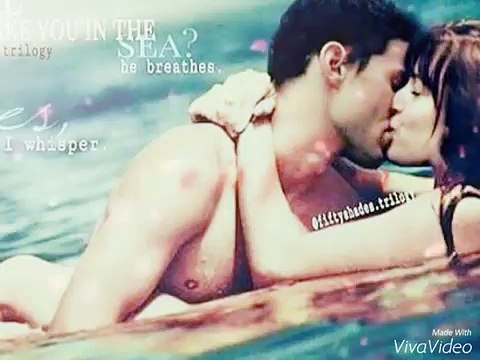 Anastasia and Christian . Thank you Ana. Fifty shades darker