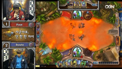 [하이라이트] 자군야포, 단 한턴의 차이 / 2016 하스스톤 동계 한국대표선발전