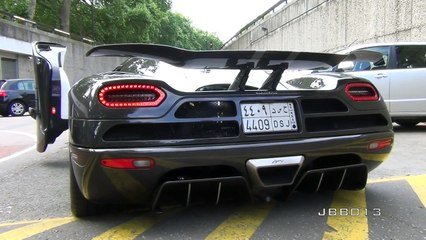 Arab Koenigsegg Agera R KILLER SOUND In Close Parking Garage