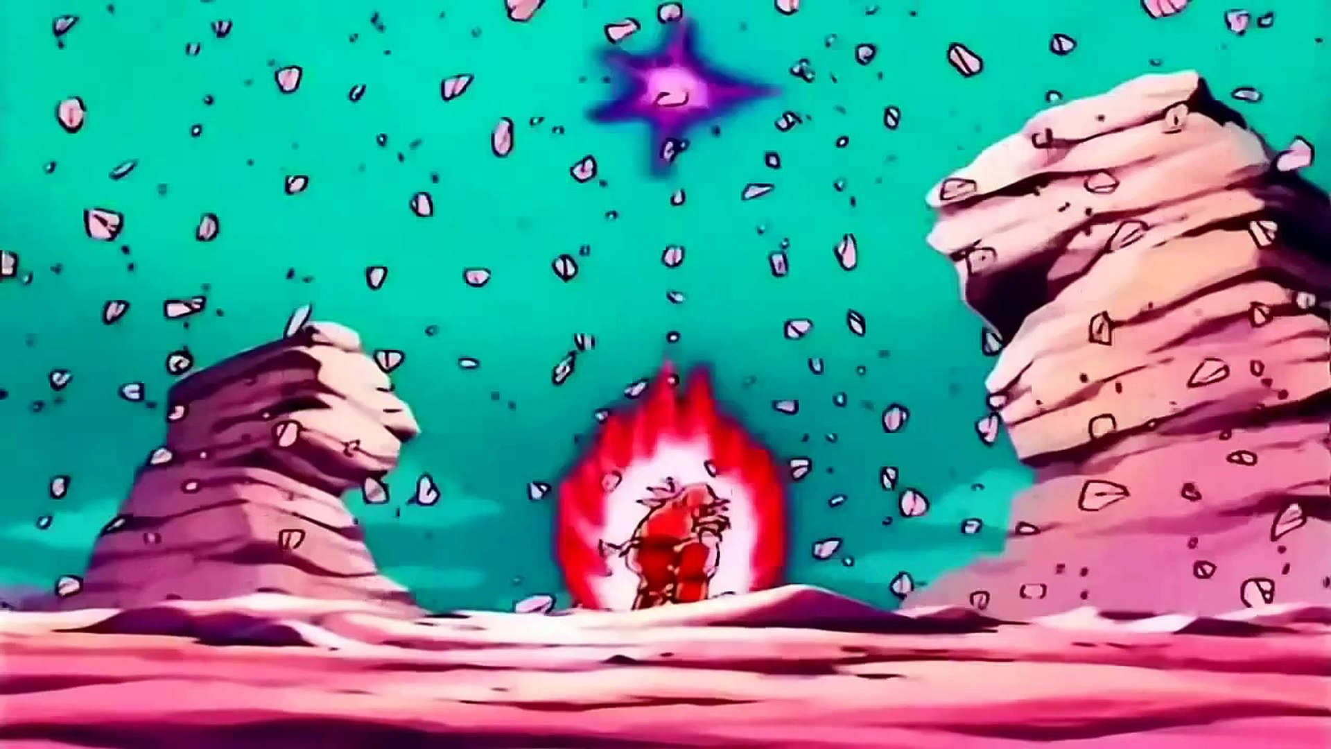 goku kamehameha vs vegeta galick gun