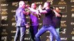 [CONOR McGREGOR VS NATE DIAZ ]We just about had a fight at the presser
