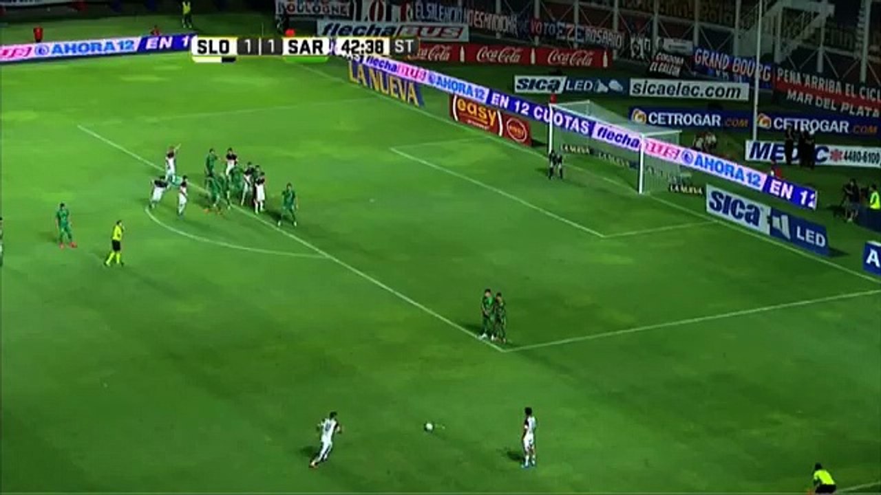 Casi llega el segundo. San Lorenzo 1 - Sarmiento 1. Fecha 2. Primera División 2016