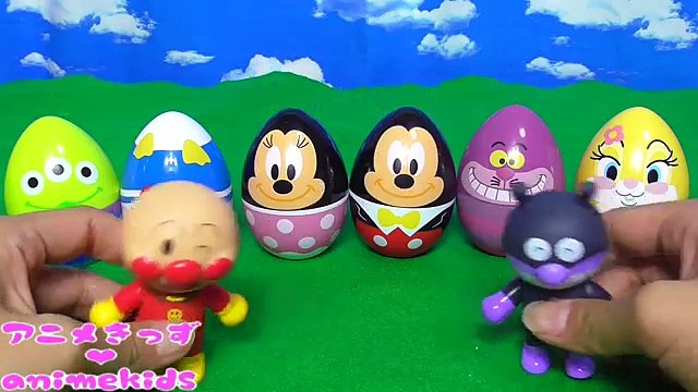 アンパンマン おもちゃ アニメ チョコエッグ の中身はなにかな？ animekids アニメきっず animation Anpanman Toy Halloween Choko Eggu