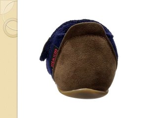 Giesswein Vira - Pantuflas de lana niÃ±o, color azul, talla 25