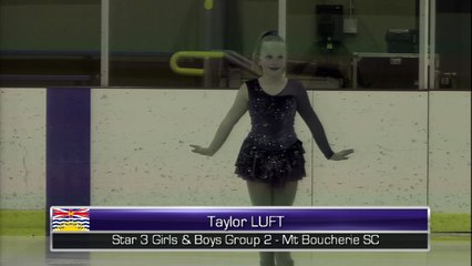 Taylor Luft -  Star3 G2 - StarSkate Final 2016