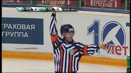 Makarov was sent off for questionable penalty