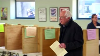 Sanders votes as Super Tuesday gets under way