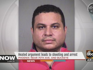 Heated argument leads to shooting and arrest