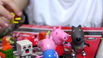 Peppa Pig George e Papai Pig Montam Moto Aprilia Brinquedos Minecraft Peppa Pig Toys