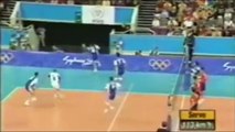 Vanja Grbic Amazing Volleyball skills | Olympics Games 2000 vs Russia | ᴴᴰ