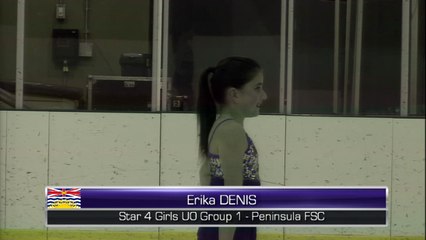 Erika Denis - Star4 U10 Gr1- StarSkate Final 2016