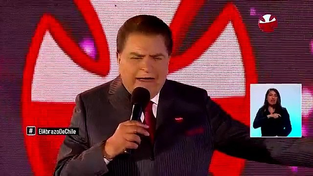 Adrián Vega en el Estadio Nacional, Teletón Chile 2015