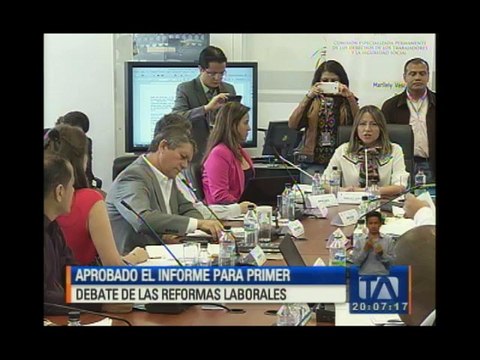 La Asamblea debatirá el lunes el informe de reformas laborales