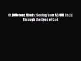 Read Of Different Minds: Seeing Your AD/HD Child Through the Eyes of God Ebook Online