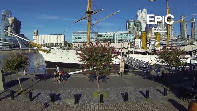 Buenos Aires desde el aire con Drone / Buenos Aires from the Air Argentina (HD)