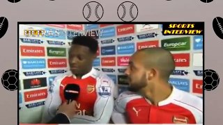 Arsenal 2 1 Leicester Welbeck & Walcott Post Match Interview