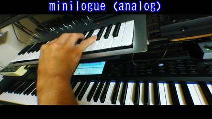 Harmonica : KORG minilogue VS KROME