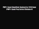[PDF Télécharger] PMP® Exam Simplified: Updated for 2016 Exam (PMP® Exam Prep Series) (Volume