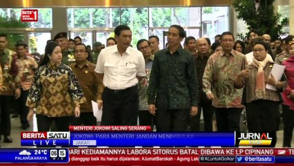 Jokowi: Para Menteri Harus Fokus Kerja