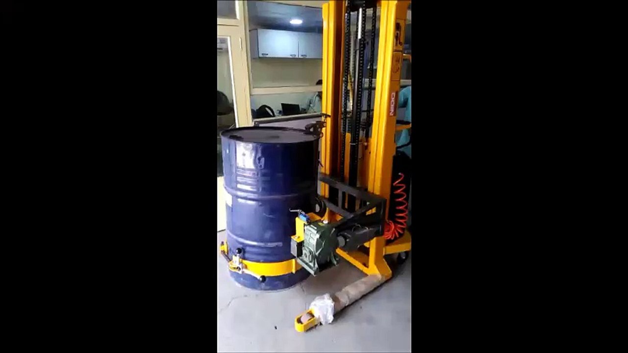 Semi-Drum-Stacker | Drum Semi Automatic Stacker Tilter | Drum Handling Equipment