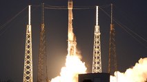 SpaceX launches satellite, but fails to land rocket on barge