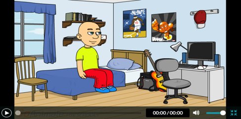 Caillou gets grounded