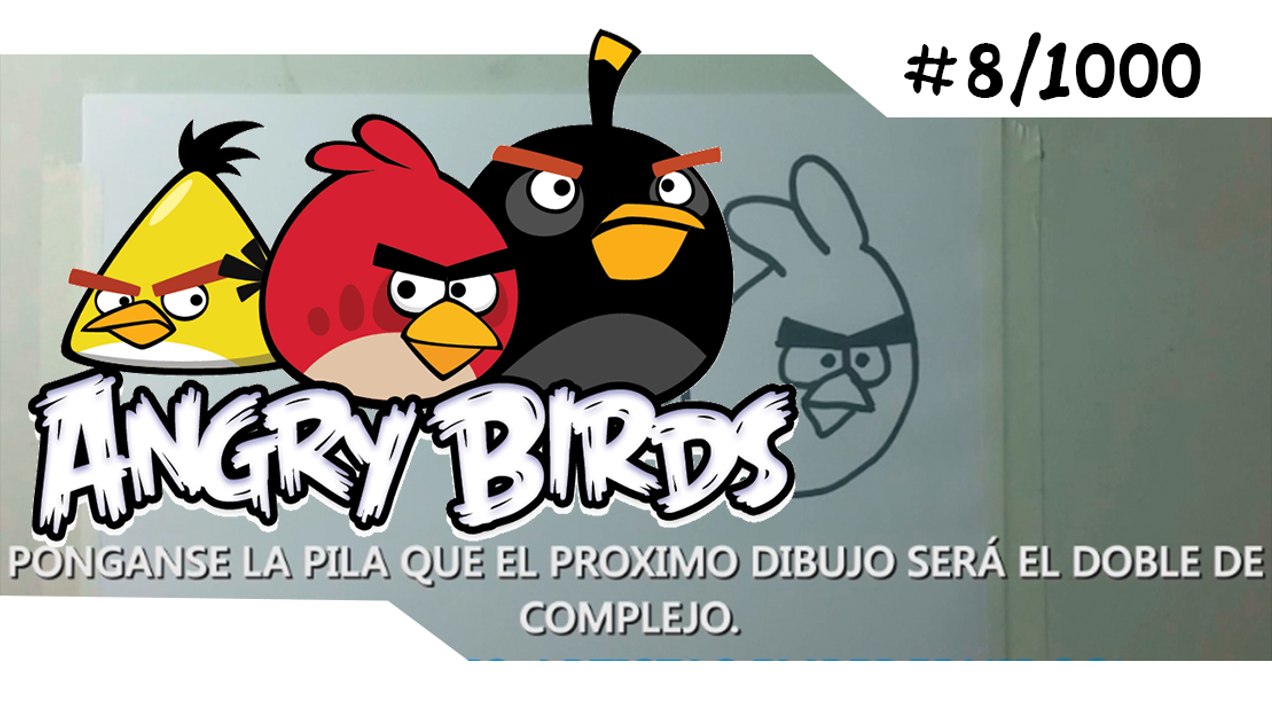 Como dibujar un ANGRY BIRDS | How to draw an ANGRY BIRDS