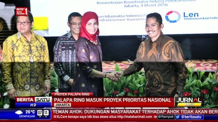 Pemerintah Resmikan Proyek Palapa Ring Paket Tengah