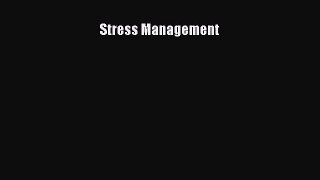 Read Stress Management Ebook Free