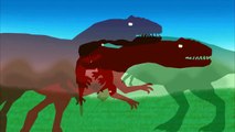 Tyrannosaurus Rex vs Allosaurus Dinosaurs Cartoons. Мультик Динозавры Мультфильм