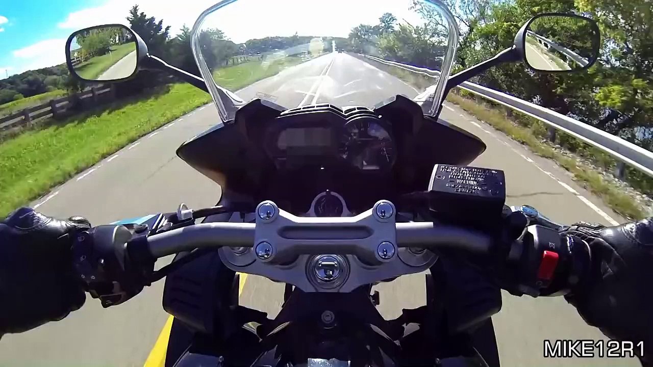 Helmet Cam Motorcycle Crash
