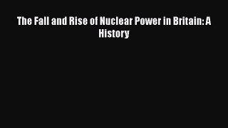 Download The Fall and Rise of Nuclear Power in Britain: A History  Read Online