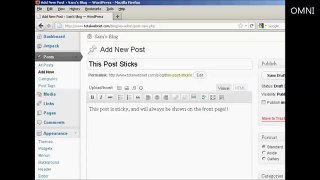 How to Make A Post Sticky