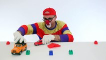 Childrens Videos: Toy Car Clown: BMW Jeep Rescue! Live Demo (игрушечный автомобиль клоун