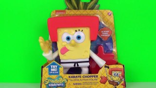 SpongeBob SquarePants Karate Chopper Talking Action Figure Toy Review, Just Play Toys
