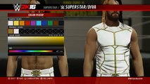 Making Seth Rollins White and Gold Attire In WWE 2K16
