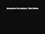 [PDF] Automotive Fire Analysis Third Edition Download Full Ebook