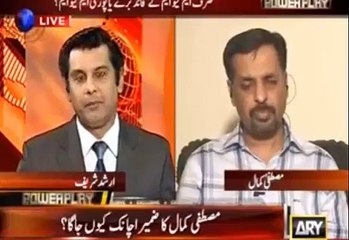 Mustafa kamal confirms he resigned from #BahriaTown before Coming to #Pakistan