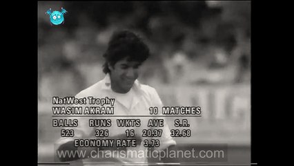 Wasim Akram Brilliant Run Out in 1987