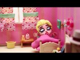 Elsa gets impatient  Olaf and Anna Hog the Bathroom  Frozen Play-Doh Stop Motion Movie Clips