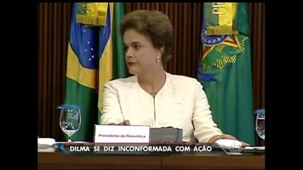 Dilma se diz inconformada com condução de Lula à Polícia Federal