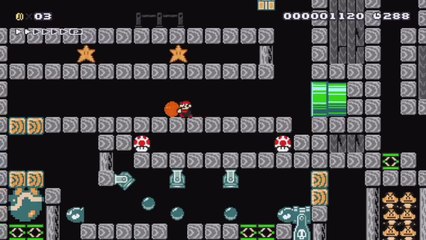 Super Mario Maker - Viewer Levels - Name: "Shell of a time" - ID: 9772-0000-01B3-B0F1