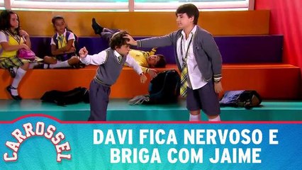 Davi fica nervoso e briga com Jaime