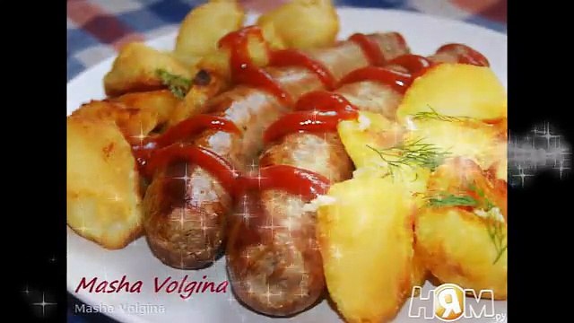 Немецкие колбаски. Пошаговый рецепт