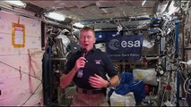 Tim Peake 'yet to master' a somersault in space - BBC News